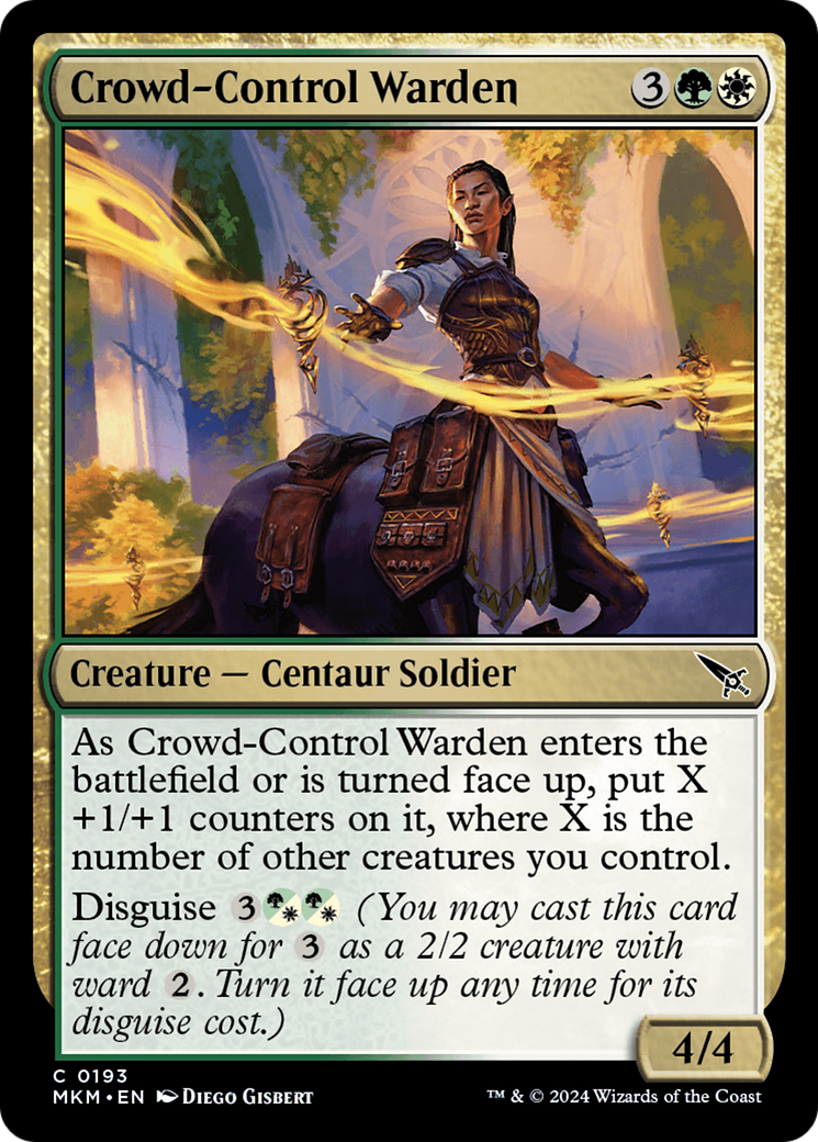 Crowd-Control Warden [Murders at Karlov Manor] [Foil]