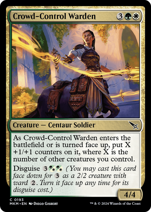 Crowd-Control Warden [Murders at Karlov Manor] [Foil]