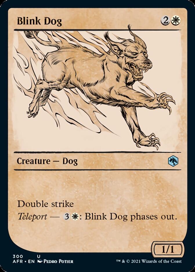 Blink Dog (Showcase) [Dungeons & Dragons: Adventures in the Forgotten Realms] [Foil]