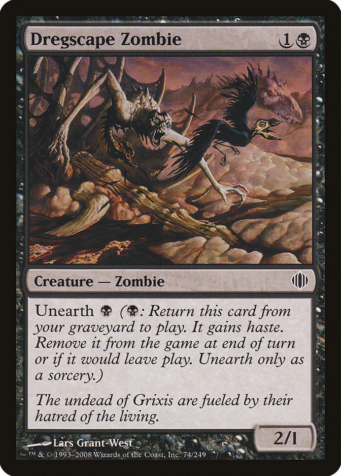 Dregscape Zombie [Shards of Alara] [Foil]