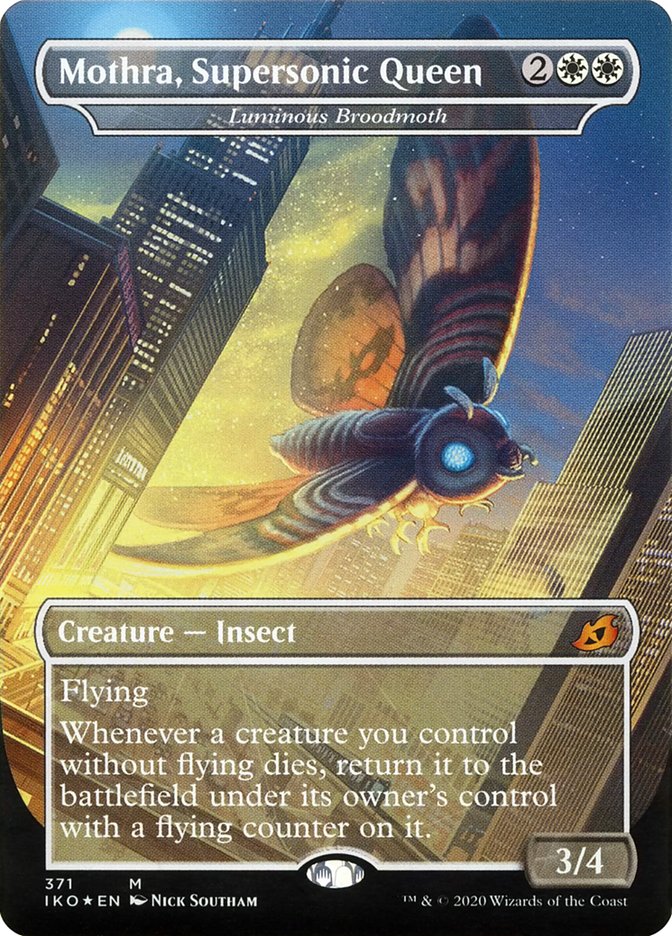 Luminous Broodmoth - Mothra, Supersonic Queen (Godzilla Series) [Ikoria: Lair of Behemoths] [Foil]