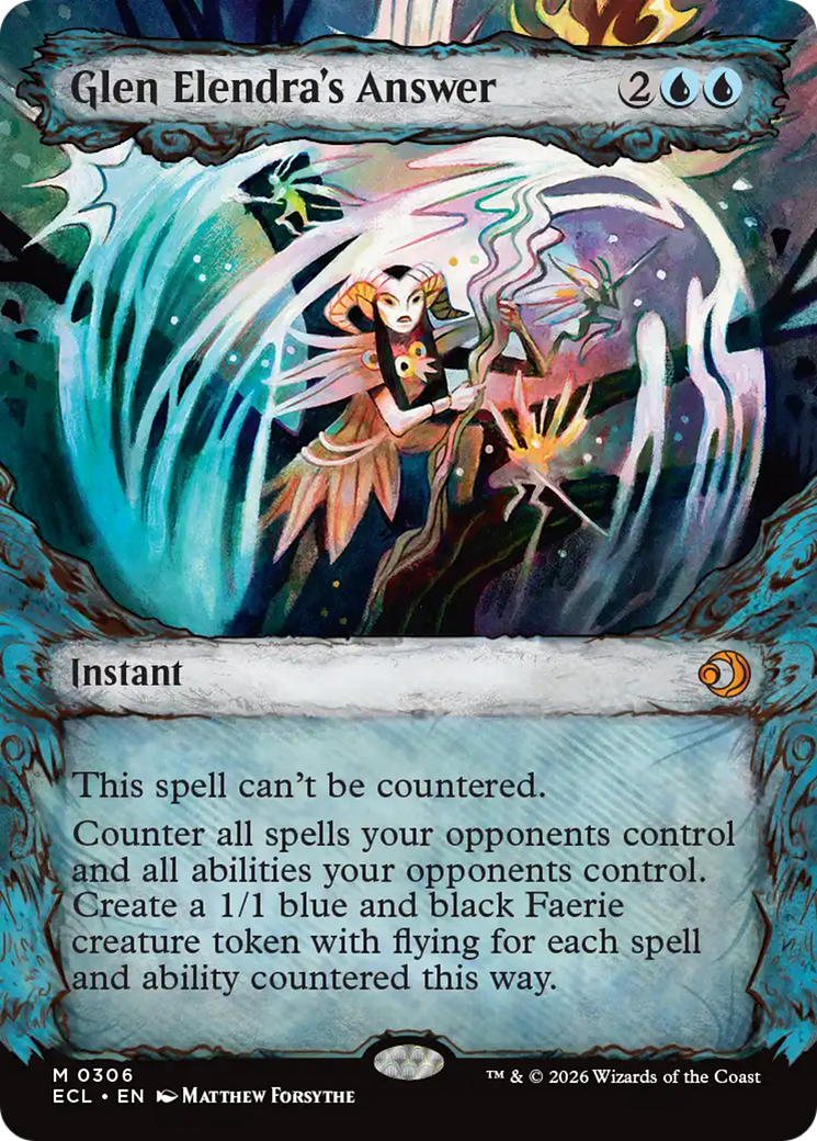 Glen Elendra's Answer (Showcase) [Lorwyn Eclipsed] [Foil]