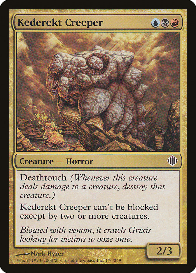 Kederekt Creeper [Shards of Alara] [Foil]