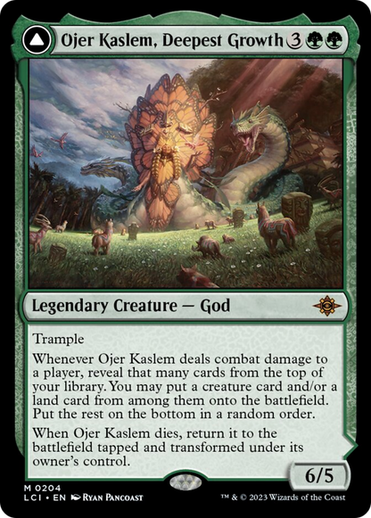 Ojer Kaslem, Deepest Growth // Temple of Cultivation [The Lost Caverns of Ixalan] [Foil]