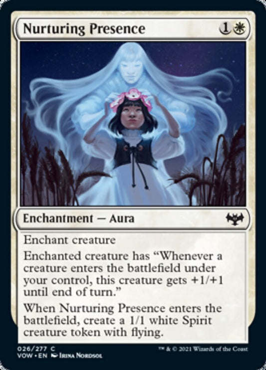 Nurturing Presence [Innistrad: Crimson Vow] [Foil]