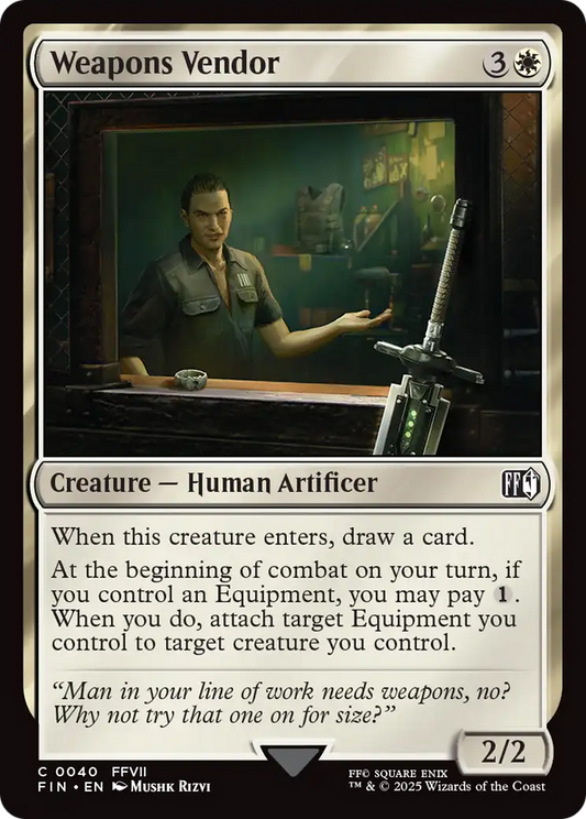 Weapons Vendor [FINAL FANTASY] [Foil]