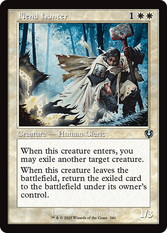Fiend Hunter (Retro Frame) [Innistrad Remastered] [Foil]