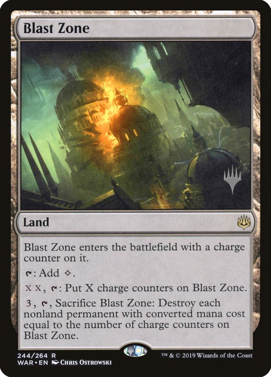Blast Zone (Promo Pack) [War of the Spark Promos] [Foil]