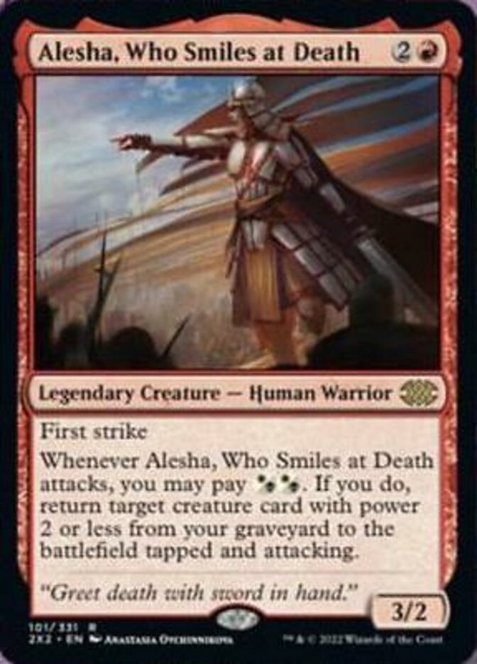 Alesha, Who Smiles at Death [Double Masters 2022] [Foil]