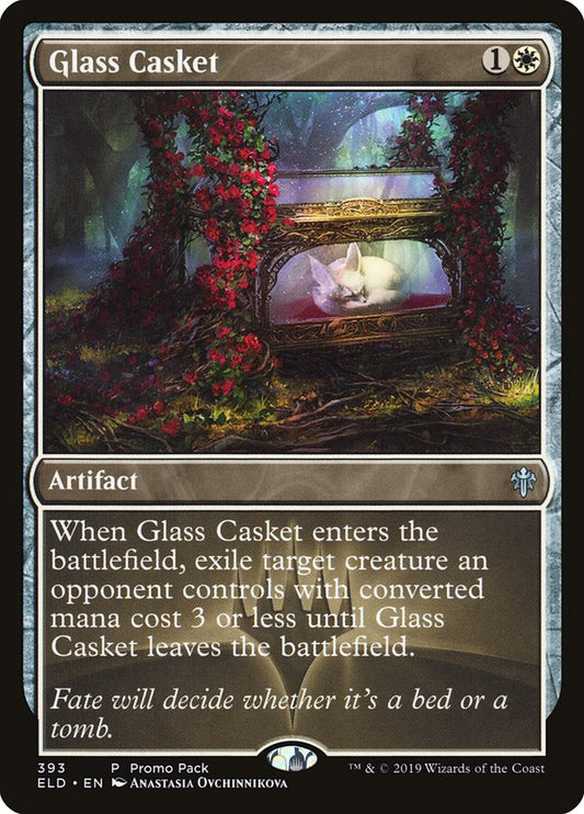 Glass Casket (Promo Pack) [Throne of Eldraine Promos] [Foil]