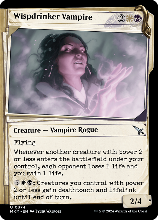 Wispdrinker Vampire (Showcase) [Murders at Karlov Manor] [Foil]