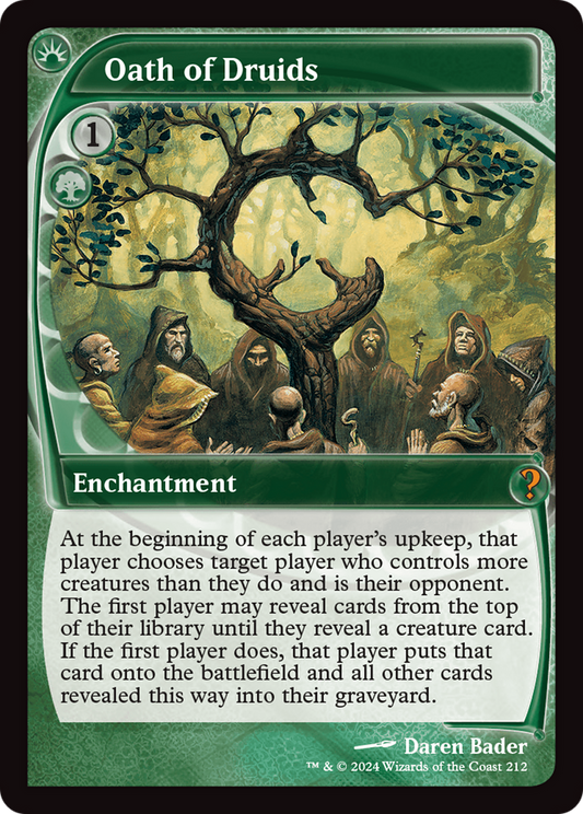 Oath of Druids (Future Sight) [Mystery Booster 2] [Foil]