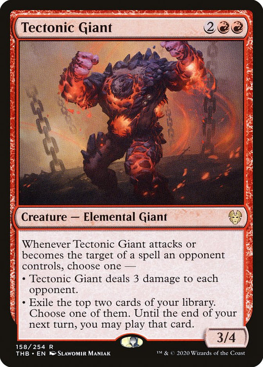 Tectonic Giant [Theros Beyond Death] [Foil]