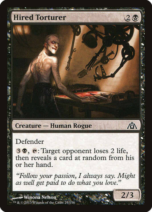 Hired Torturer [Dragon's Maze] [Foil]