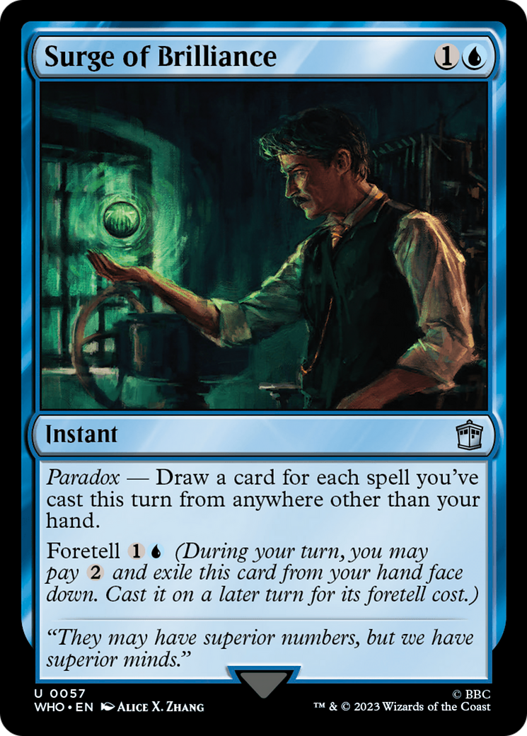 Surge of Brilliance [Doctor Who] [Foil]