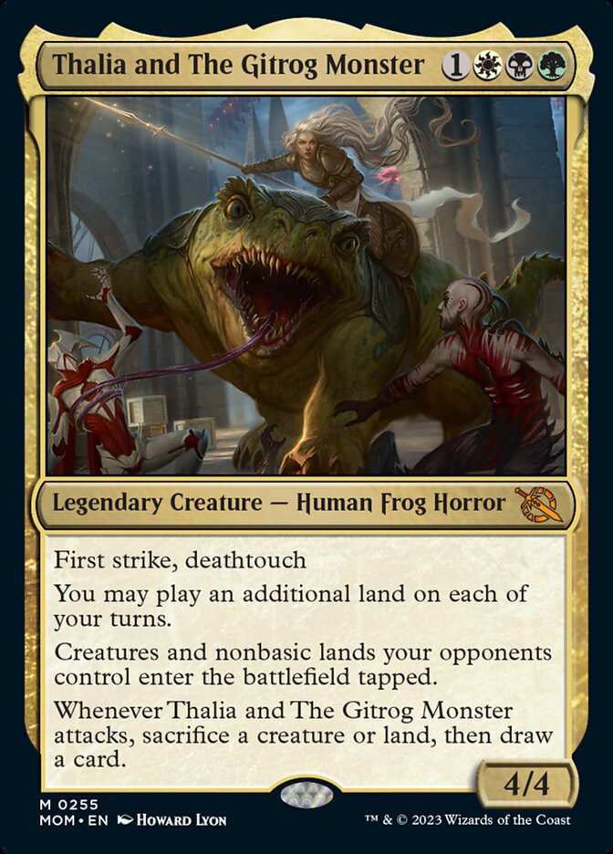 Thalia and The Gitrog Monster [March of the Machine] [Foil]