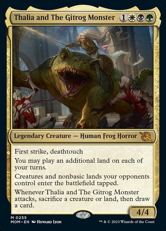 Thalia and The Gitrog Monster [March of the Machine] [Foil]