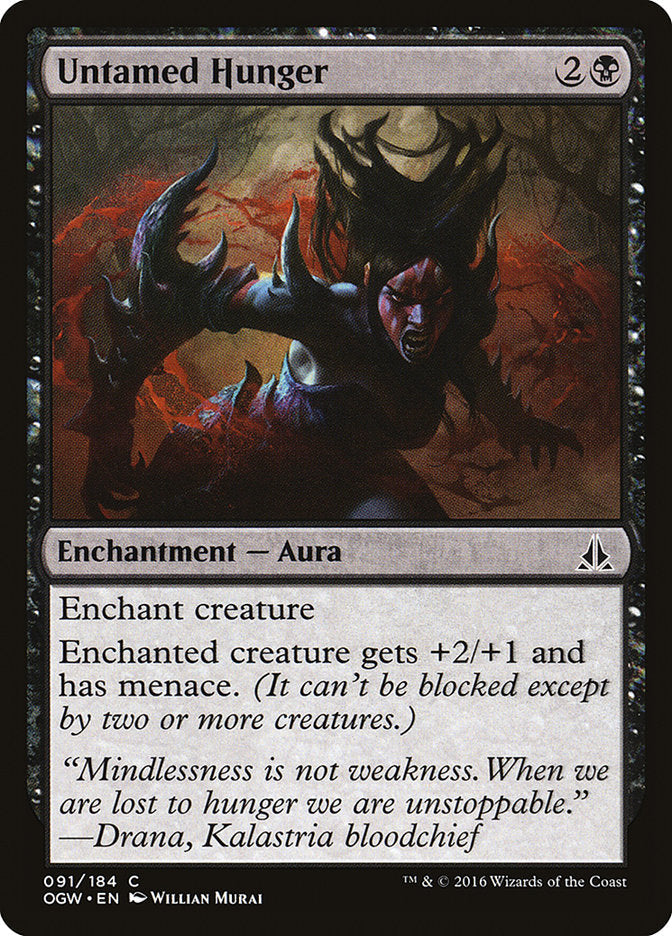 Untamed Hunger [Oath of the Gatewatch] [Foil]