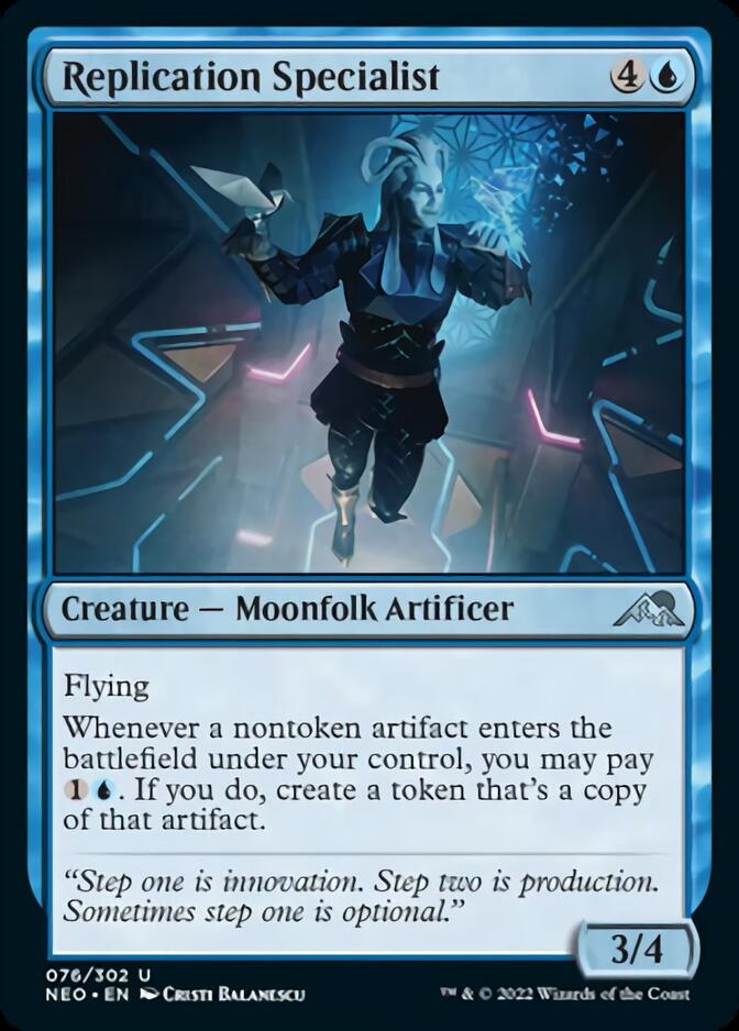 Replication Specialist [Kamigawa: Neon Dynasty] [Foil]