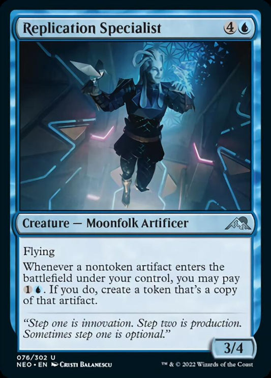 Replication Specialist [Kamigawa: Neon Dynasty] [Foil]