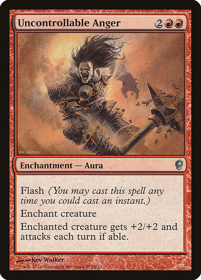 Uncontrollable Anger [Conspiracy] [Foil]