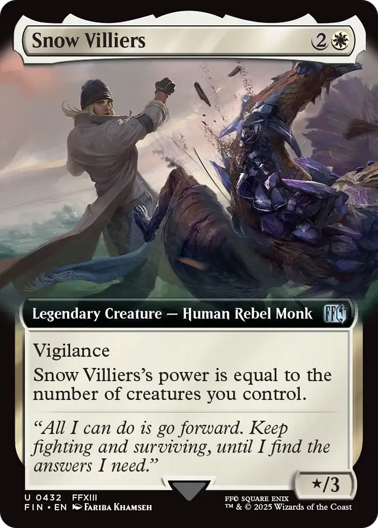 Snow Villiers (Extended Art) [FINAL FANTASY] [Foil]