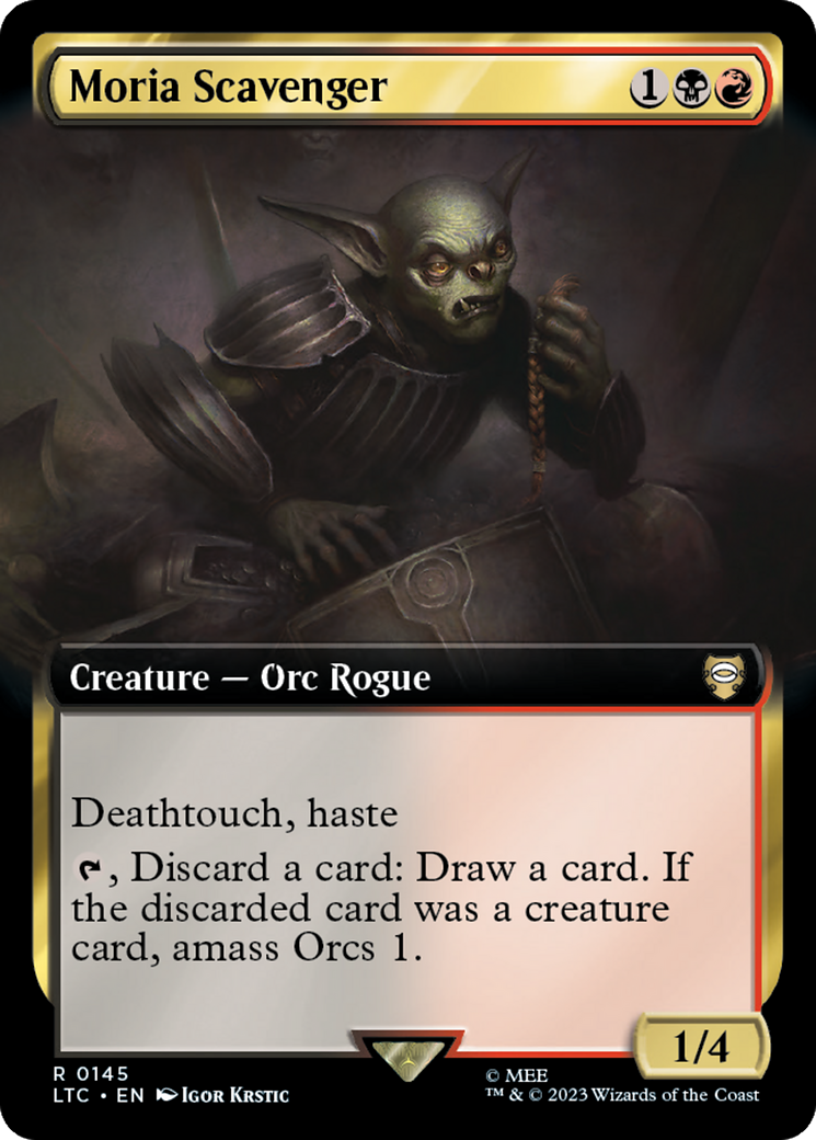 Moria Scavenger (Extended Art) [The Lord of the Rings: Tales of Middle-Earth Commander] [Foil]