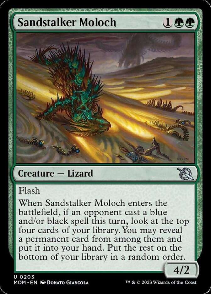 Sandstalker Moloch [March of the Machine] [Foil]