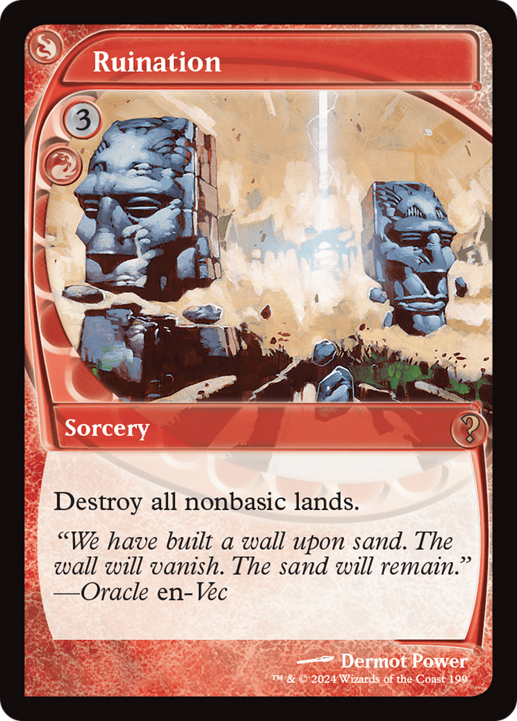 Ruination (Future Sight) [Mystery Booster 2] [Foil]