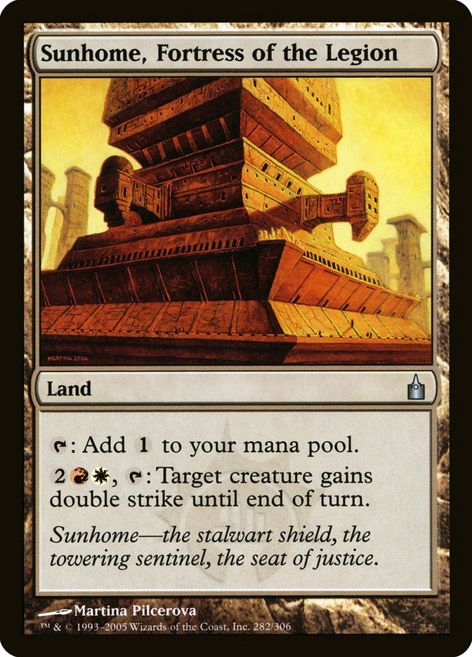 Sunhome, Fortress of the Legion [Ravnica: City of Guilds] [Foil]