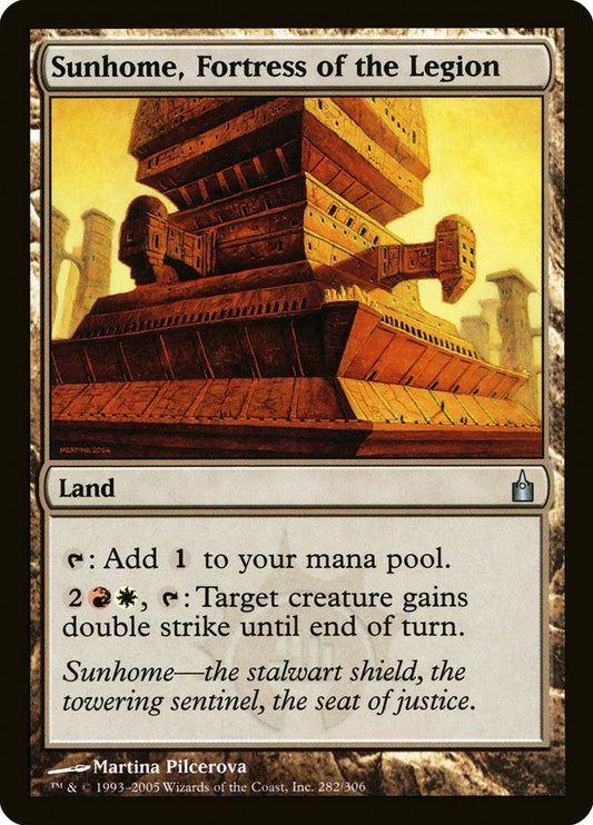 Sunhome, Fortress of the Legion [Ravnica: City of Guilds] [Foil]