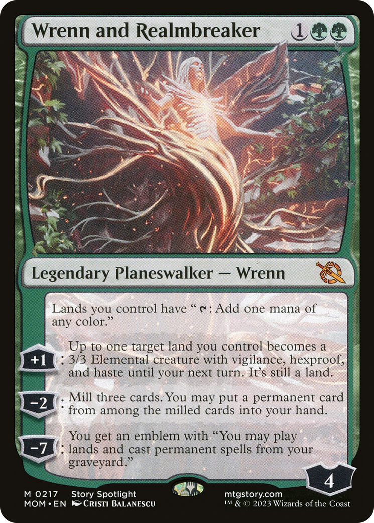 Wrenn and Realmbreaker [March of the Machine] [Foil]