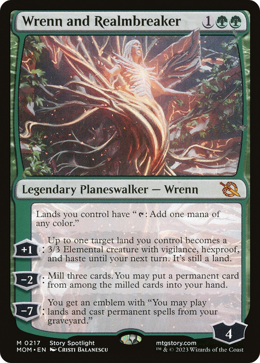 Wrenn and Realmbreaker [March of the Machine] [Foil]