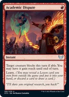 Academic Dispute [Strixhaven: School of Mages] [Foil]