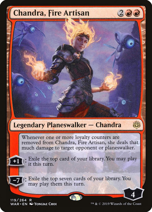 Chandra, Fire Artisan [War of the Spark] [Foil]