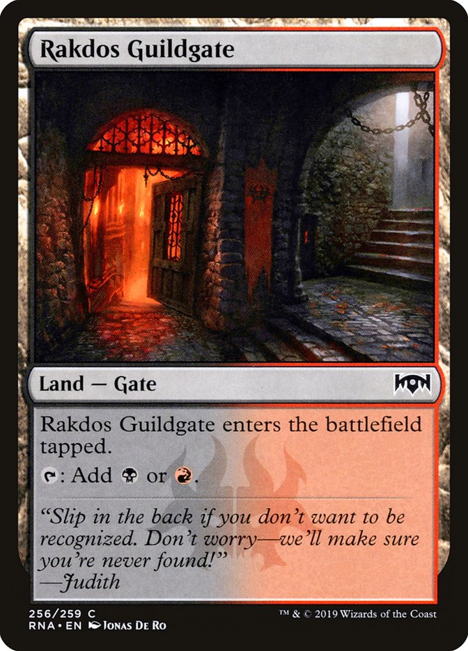 Rakdos Guildgate (256/259) [Ravnica Allegiance] [Foil]