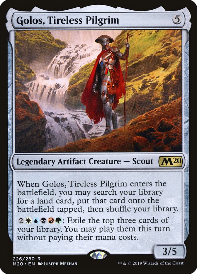 Golos, Tireless Pilgrim [Core Set 2020] [Foil]