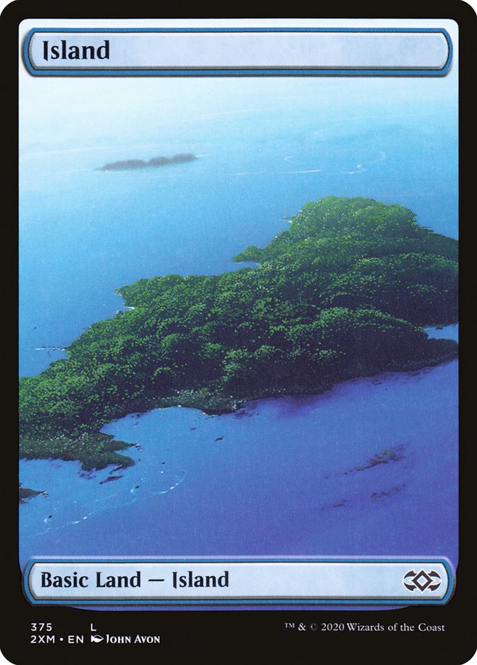 Island (375) [Double Masters] [Foil]