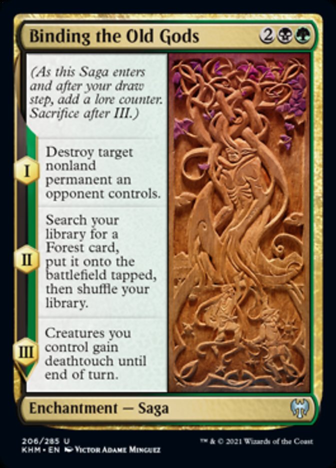 Binding the Old Gods [Kaldheim] [Foil]
