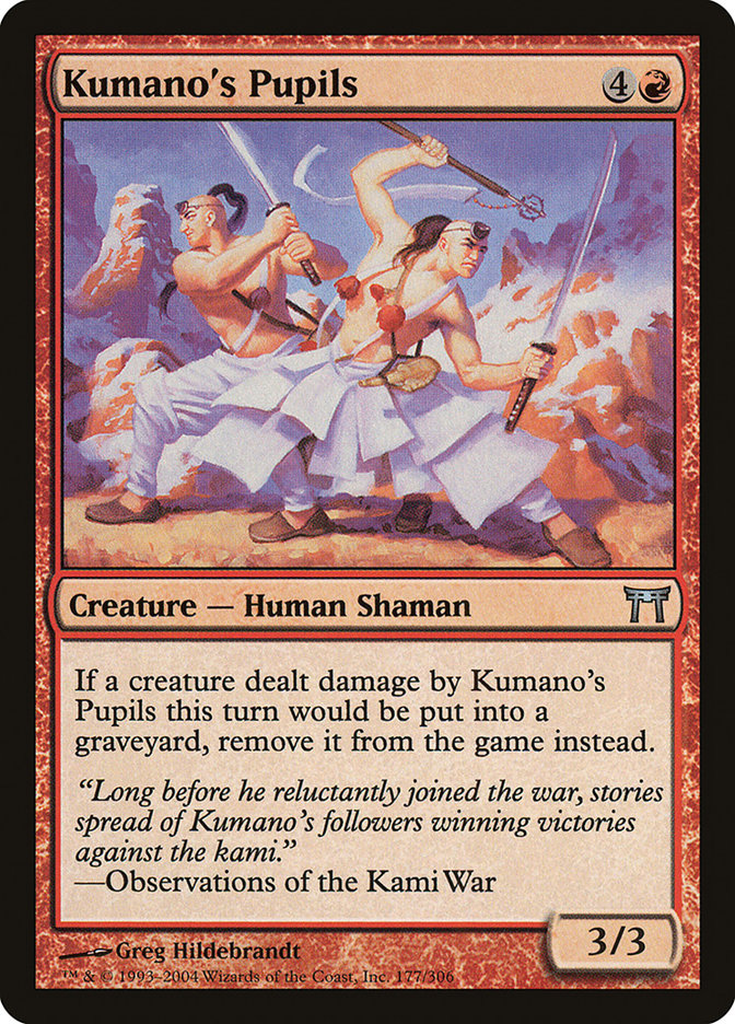Kumano's Pupils [Champions of Kamigawa] [Foil]