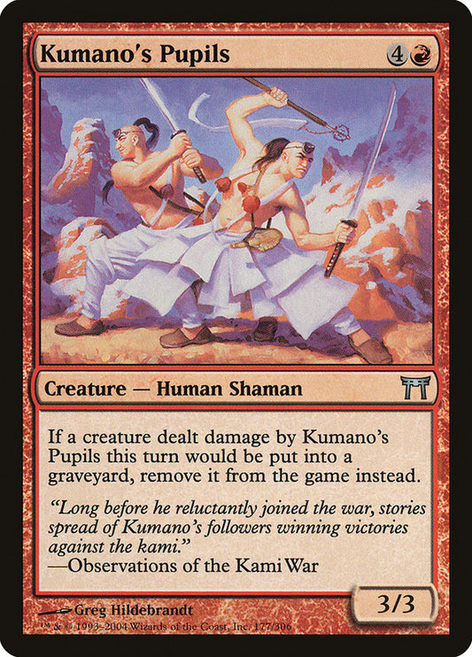 Kumano's Pupils [Champions of Kamigawa] [Foil]