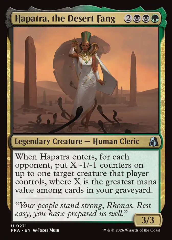 Hapatra, the Desert Fang [Reality Fracture]