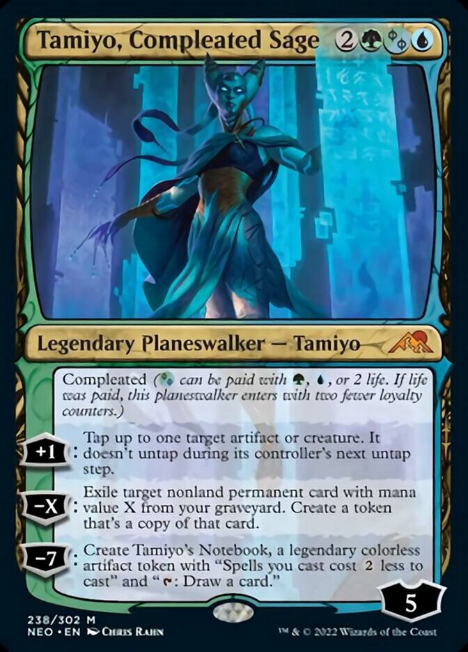 Tamiyo, Compleated Sage [Kamigawa: Neon Dynasty] [Foil]