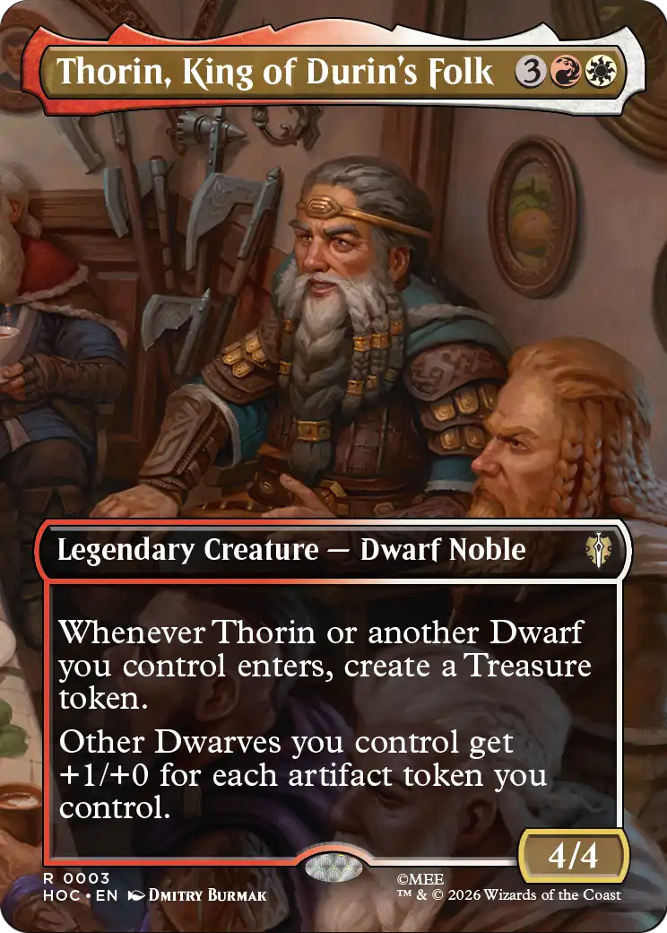 Thorin, King of Durin's Folk (Borderless) [The Hobbit: Eternal-Legal]