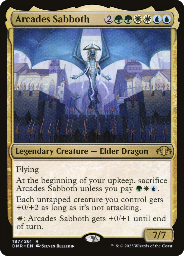 Arcades Sabboth [Dominaria Remastered] [Foil]