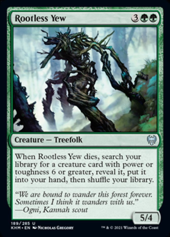 Rootless Yew [Kaldheim] [Foil]