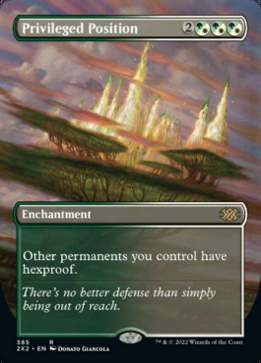 Privileged Position (Borderless Alternate Art) [Double Masters 2022] [Foil]