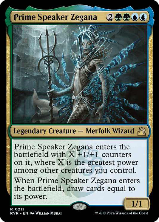 Prime Speaker Zegana [Ravnica Remastered] [Foil]