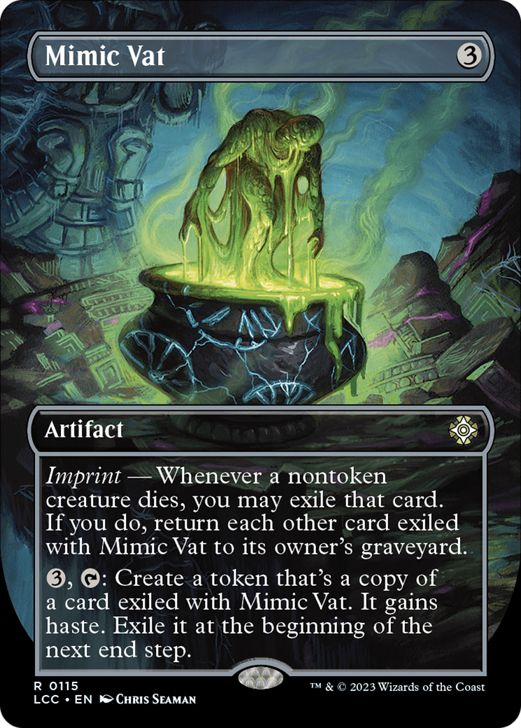 Mimic Vat (Borderless) [The Lost Caverns of Ixalan Commander] [Foil]