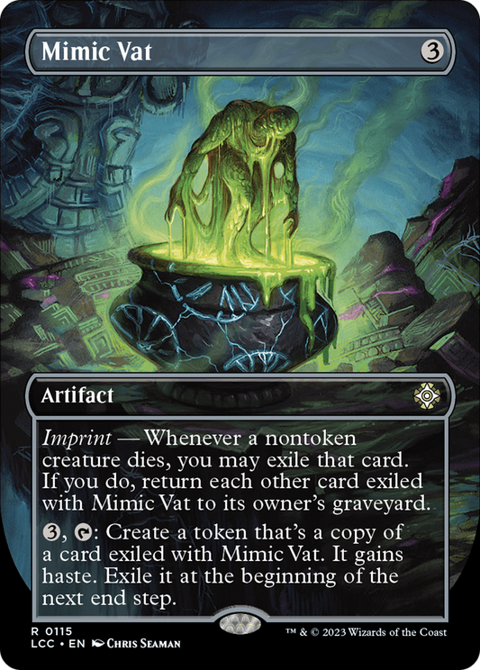 Mimic Vat (Borderless) [The Lost Caverns of Ixalan Commander] [Foil]